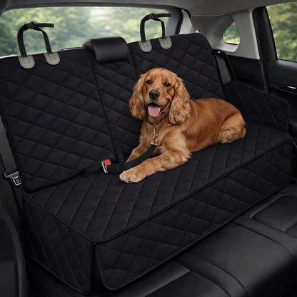 Housse de siège auto pour chien - Imperméable avec accoudoir central