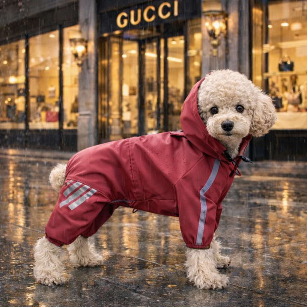 Imperméable Réfléchissant pour Chien – Combinaison Étanche pour Petits et Moyens Chiens