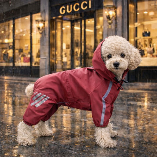 Imperméable Réfléchissant pour Chien – Combinaison Étanche pour Petits et Moyens Chiens