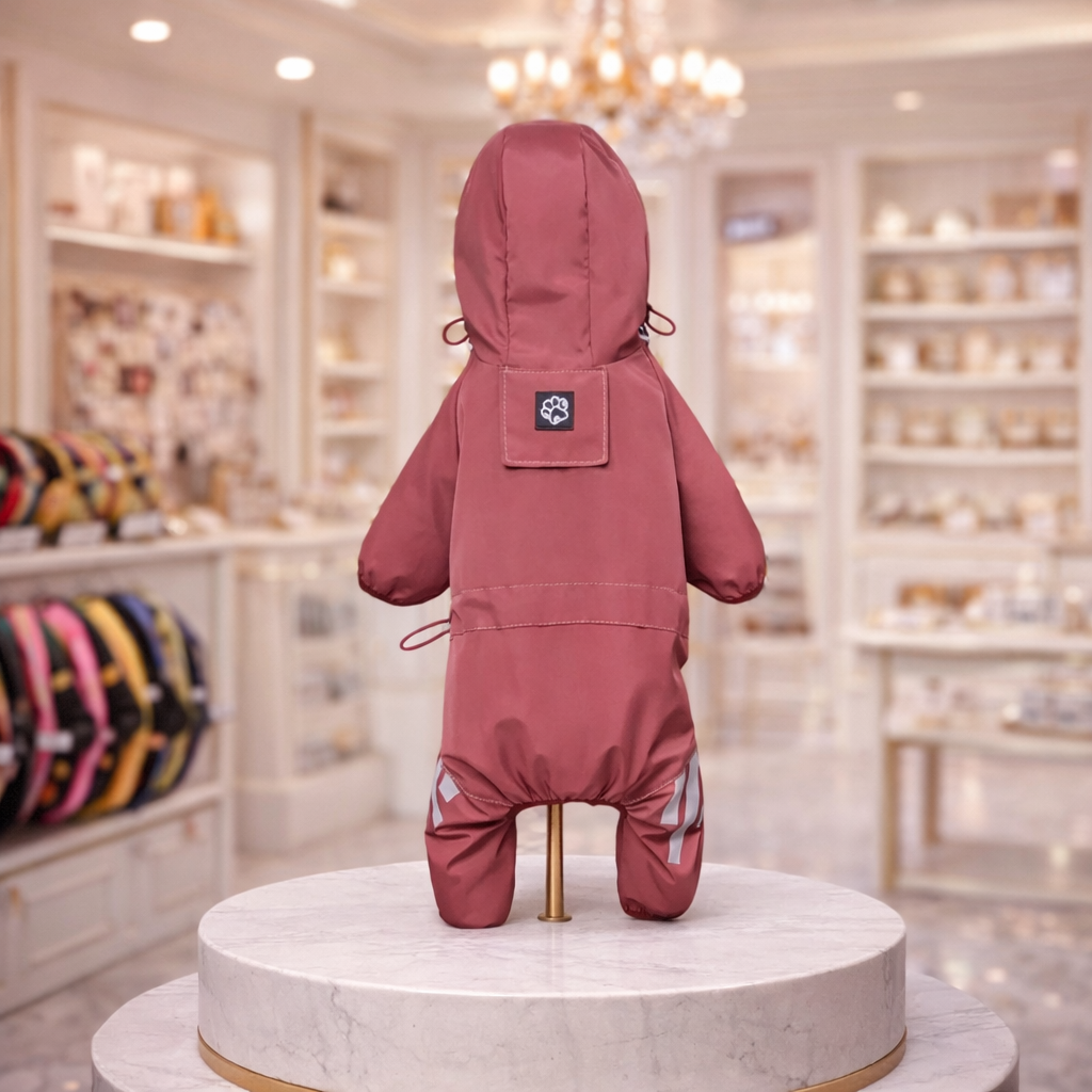 Imperméable Réfléchissant pour Chien – Combinaison Étanche pour Petits et Moyens Chiens