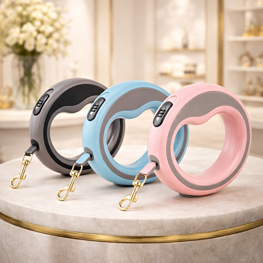 Laisse Rétractable Automatique 2,5 m pour Chien 🐶