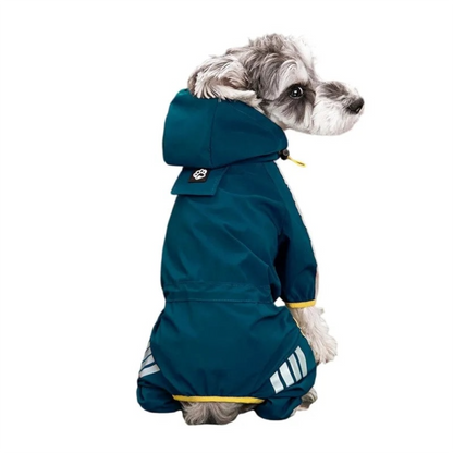 Imperméable Réfléchissant pour Chien – Combinaison Étanche pour Petits et Moyens Chiens