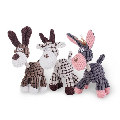 Jouet Chien Peluche Résistant 🐶 Couineur pour Tous Chiens