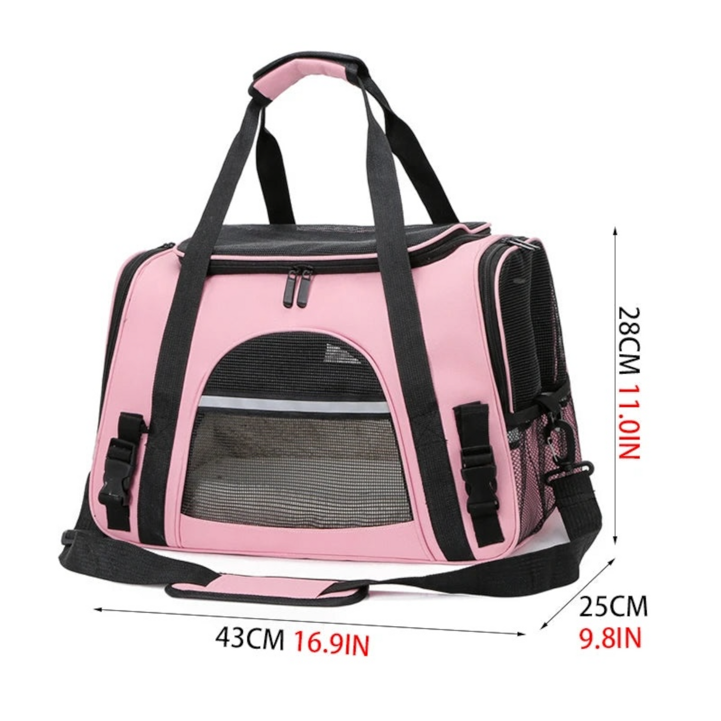 Sac de transport pliable et respirant pour chien et chiot – Voyage avion & train