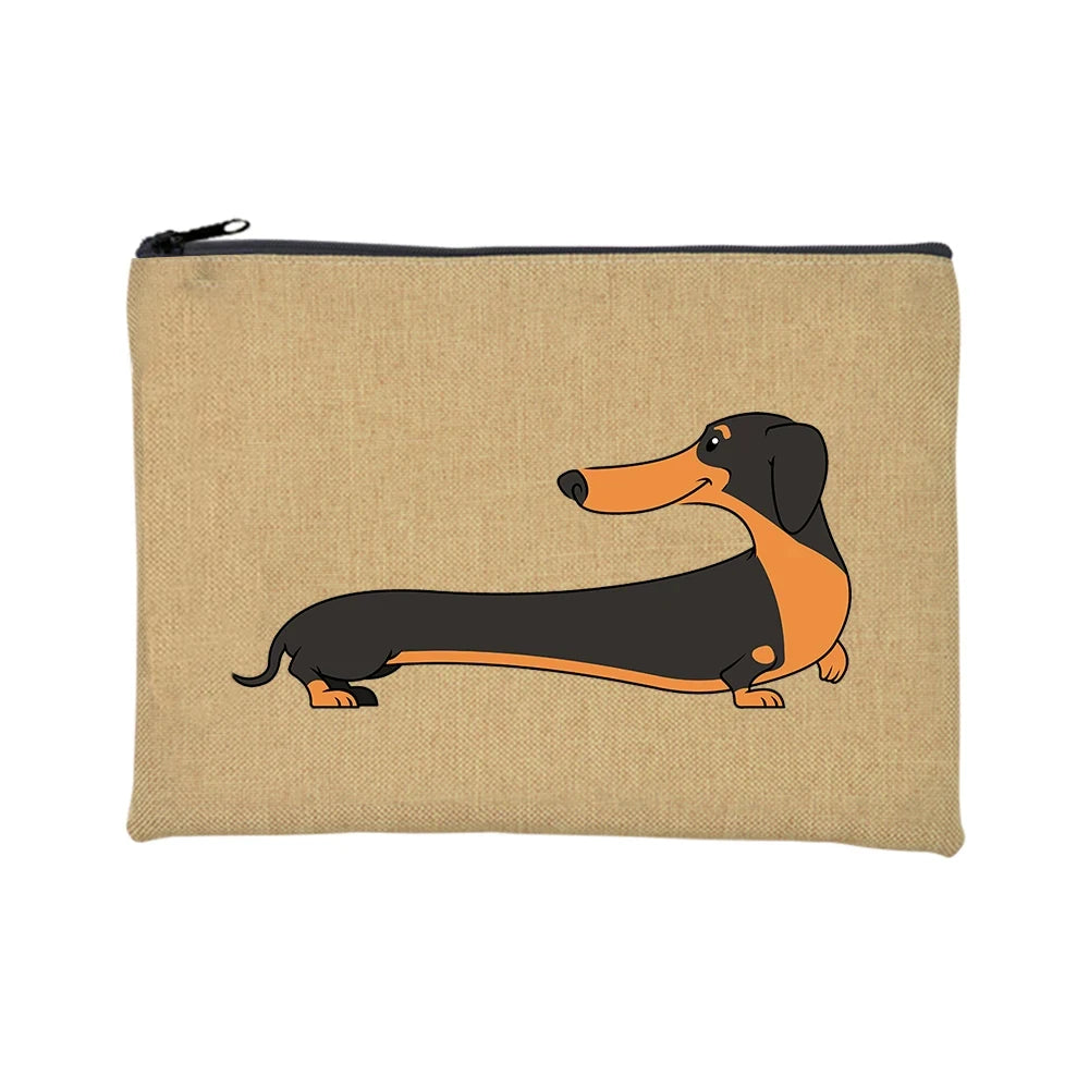 Trousse de maquillage Teckel - Petites pattes, grande attitude