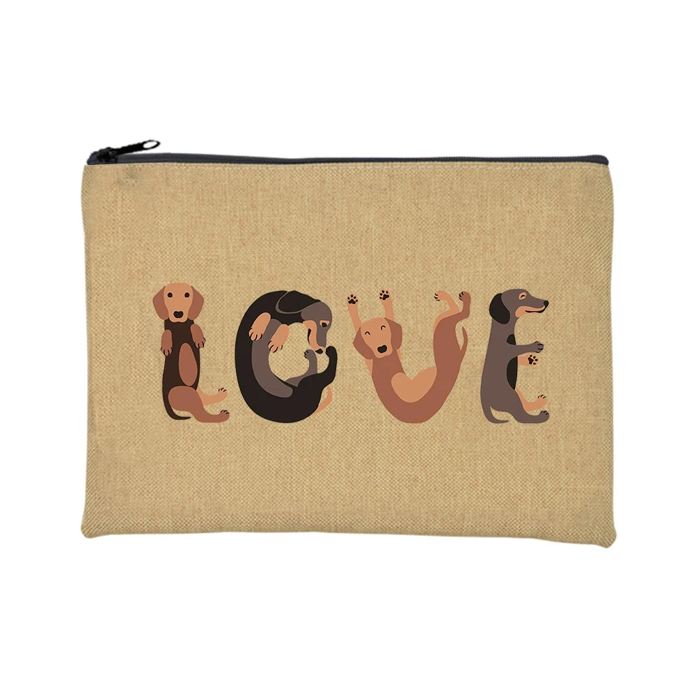 Trousse de maquillage Teckel - Petites pattes, grande attitude