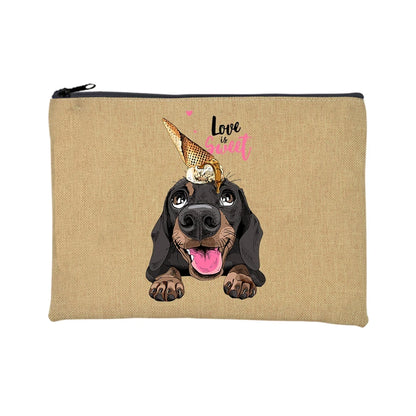 Trousse de maquillage Teckel - Petites pattes, grande attitude