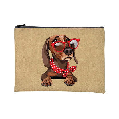 Trousse de maquillage Teckel - Petites pattes, grande attitude