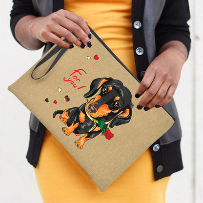 Trousse de maquillage Teckel - Petites pattes, grande attitude