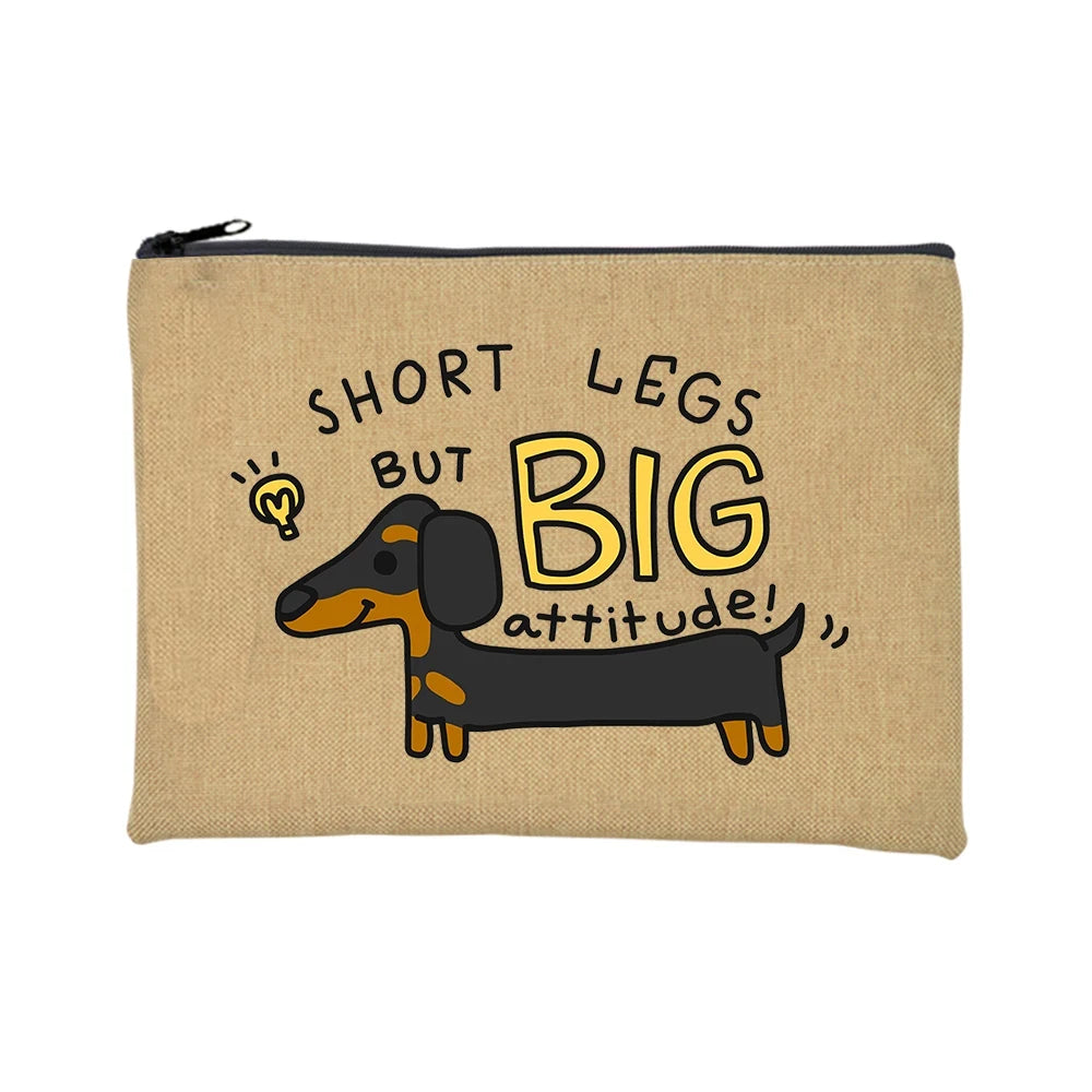 Trousse de maquillage Teckel - Petites pattes, grande attitude