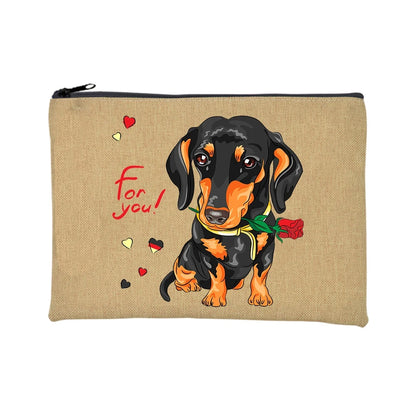 Trousse de maquillage Teckel - Petites pattes, grande attitude